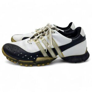 Adidas FitFoam ClimaProof Traxion Golf Shoes Men’s Size 8 Black White 675491